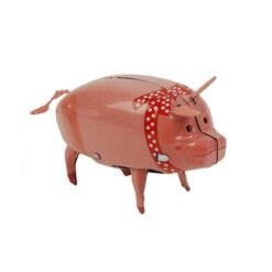 Blechspielzeug Polly The Pig Polly Das Schwein Zum Aufziehen