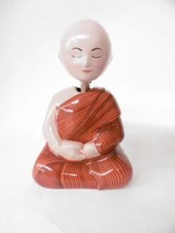 Blechspielzeug Mönch, Nickt Weise Mit Dem Kopf