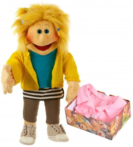 Living Puppets Sparset Mirka - Handpuppe + Trenchcoat 3 Living Puppets Sparset Mirka - Handpuppe + Trenchcoat