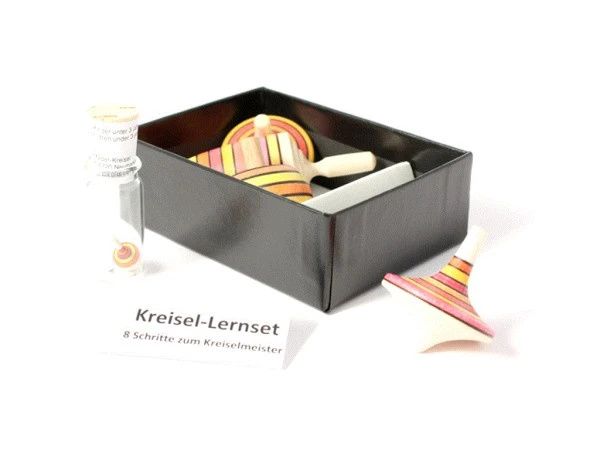 Mader Kreisel-Lernset Feuer Holzkreisel Set Aus Der Kreiselmanufaktur 4 Mader Kreisel-Lernset Feuer Holzkreisel Set Aus Der Kreiselmanufaktur – Bild 2