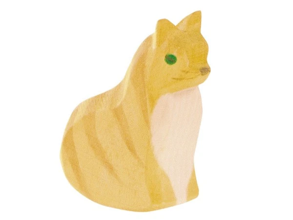Ostheimer Katze Sitzend Holzfigur 3 Ostheimer Katze Sitzend Holzfigur