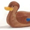 Ostheimer Ente Schwimmend Holzfigur