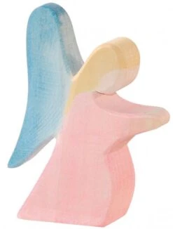 Ostheimer Engel Kniend Rot Holzfigur