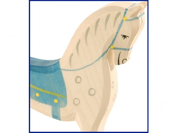 Ostheimer Pferd (Sattel) II Holzfigur 4 Ostheimer Pferd (Sattel) II Holzfigur – Bild 2