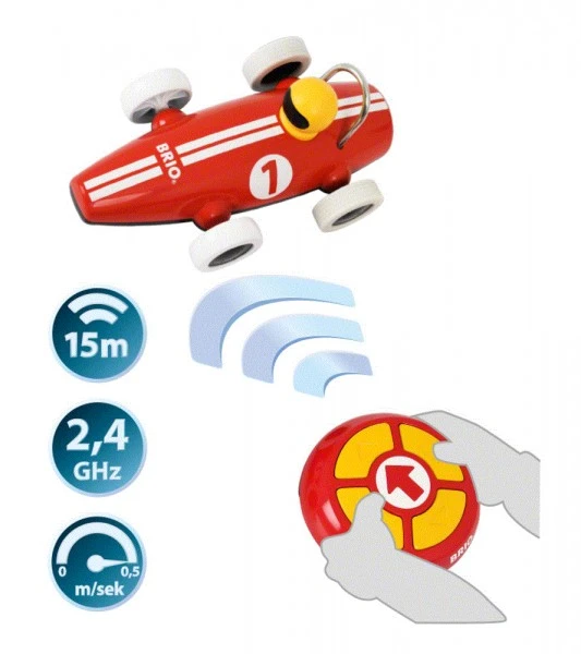 BRIO RC Rennwagen Rot Remote Control Racing Car 4 BRIO RC Rennwagen Rot Remote Control Racing Car – Bild 2