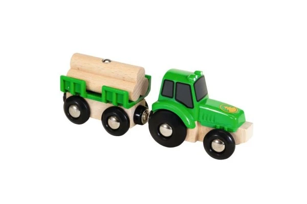 Brio Traktor Mit Holz-Anhänger 3 Brio Traktor Mit Holz-Anhänger