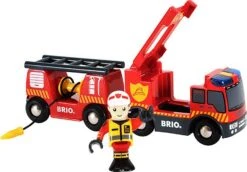 Brio Feuerwehr-Leiterfahrzeug Mit Licht & Sound