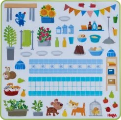 Haba Little Friends Puppenhaus Klebe-Deko-Accessoires Stadtvilla -Kinder Pielzeugladen 306157 a 600x600