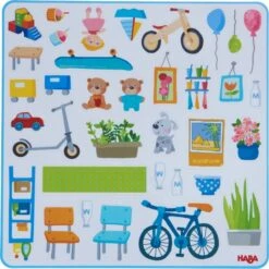 Haba Little Friends Puppenhaus Klebe-Deko-Accessoires Stadtvilla -Kinder Pielzeugladen 306157 b 600x600