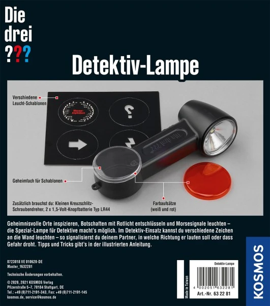 Kosmos Die Drei ??? Detektiv-Lampe 4 Kosmos Die Drei ??? Detektiv-Lampe – Bild 2