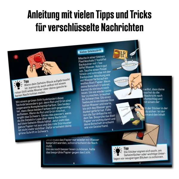 Kosmos Die Drei ??? Geheime Botschaften (kleine Dose) Detektivspielzeug 5 Kosmos Die Drei ??? Geheime Botschaften (kleine Dose) Detektivspielzeug – Bild 3