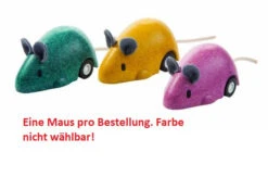 Plantoys Plan Toys Moving Mouse Rückziehmaus