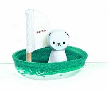 Plantoys Plan Toys Segelboot Eisbär 3 Plantoys Plan Toys Segelboot Eisbär