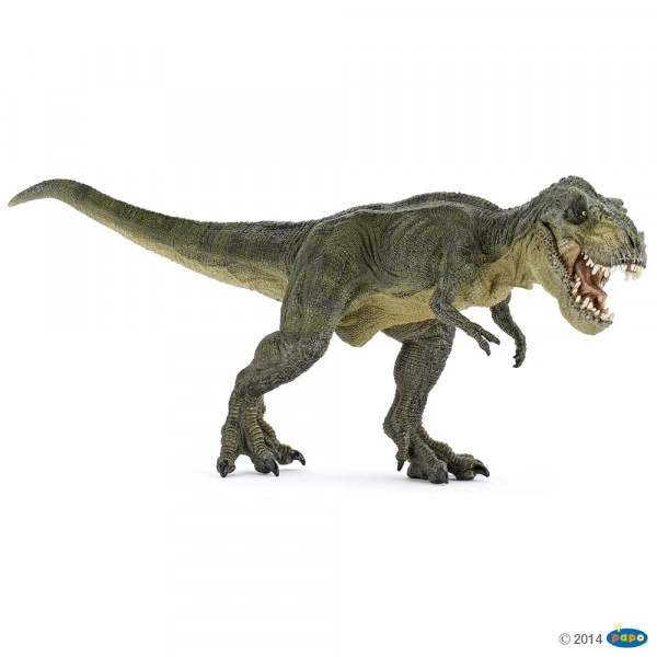 Papo Dinosaurier Figur Laufender T-Rex Grün 3 Papo Dinosaurier Figur Laufender T-Rex Grün