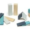Tegu 14 Magnetische Holzbausteine Blau