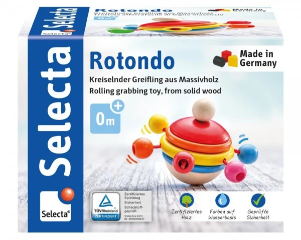Selecta Rotondo, Kreiselnder Greifling, 7,5 Cm 4 Selecta Rotondo, Kreiselnder Greifling, 7,5 Cm – Bild 2
