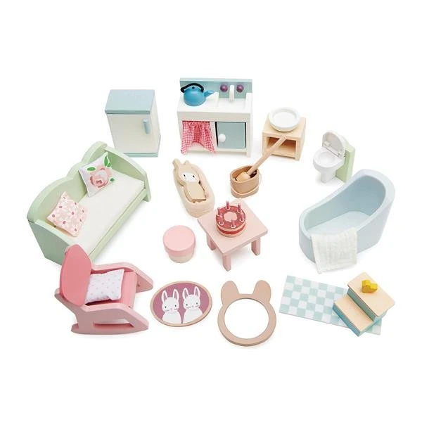 Tenderleaftoys Puppenmöbel Set Im Landhaus-Stil 3 Tenderleaftoys Puppenmöbel Set Im Landhaus-Stil