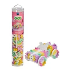 Plus-Plus 200 Kreativ Bausteine GO! Auto Süssigkeit GO!