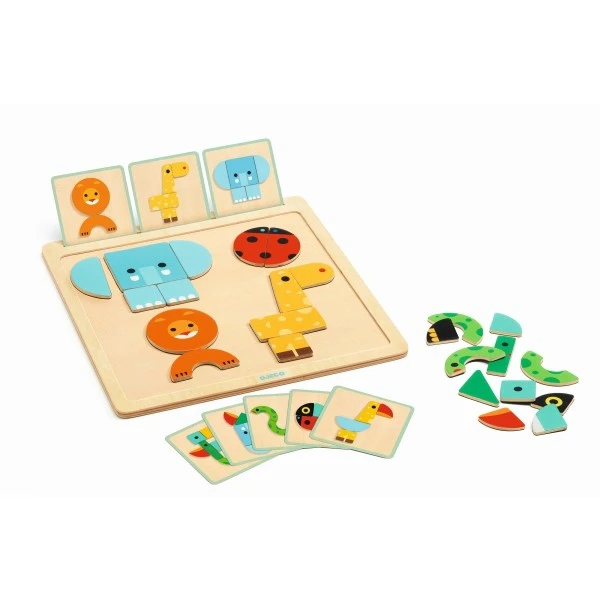 Djeco Magnet-Legespiel Geobasic 3 Djeco Magnet-Legespiel Geobasic