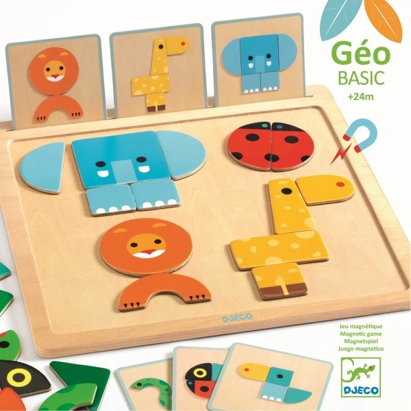 Djeco Magnet-Legespiel Geobasic 4 Djeco Magnet-Legespiel Geobasic – Bild 2