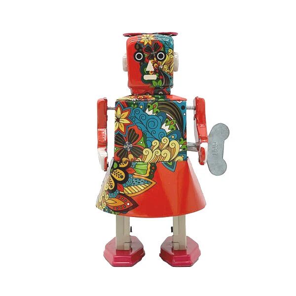 Mr & Mrs Tin Blechroboter - Blossom Bot 3 Mr & Mrs Tin Blechroboter - Blossom Bot