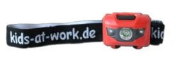 Kids At Work Stirnlampe LED 4 Leuchtfunktionen