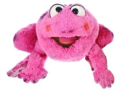 Living Puppets Handpuppe Renate, Rosa Frosch Rarität