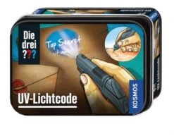 Kosmos Die Drei ??? UV-Lichtcode (gr. Dose) Detektivspielzeug