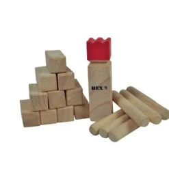 Bex MINI KUBB Red King Wikingerschach
